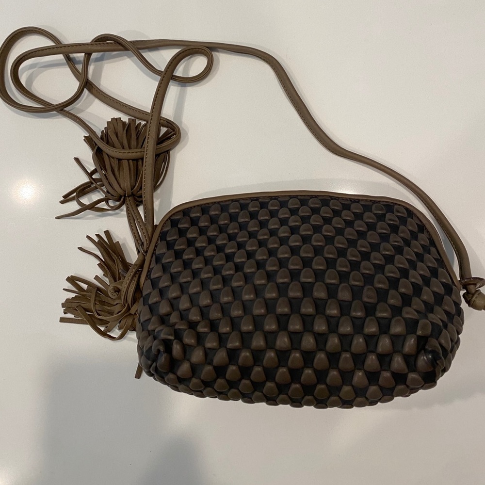 REAL Leather Crossbody Bag